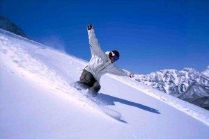 Skiing in Winter Japan