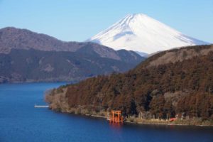 Lake Ashi with Mt Fuji View