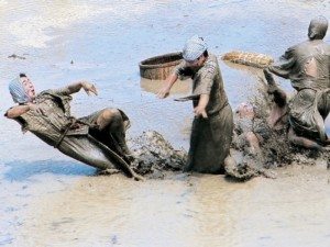 Unique Japan Tours Doronko Festival (Mud Festival) Ehime