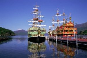 Unique Japan Tours Hakone Lake Ashi Cruise Boats