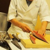 Unique Japan Tours Sushi Making Fish Cutting