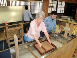 Unique Japan Tours Washi Making Workshop