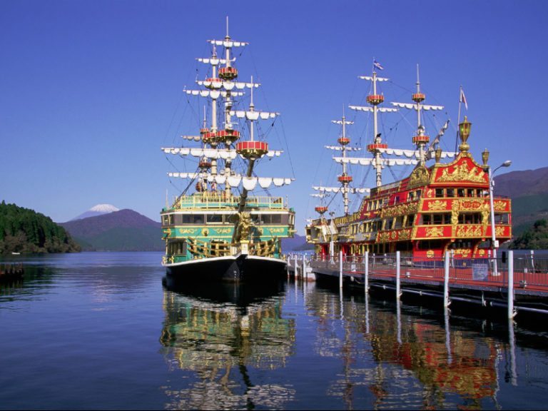 Hakone lake ashi cruise boats Unique Japan Tours