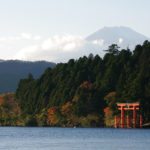 Hakone lake ashi Mt. Fuji