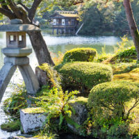 Japanese garden in Kanazawa